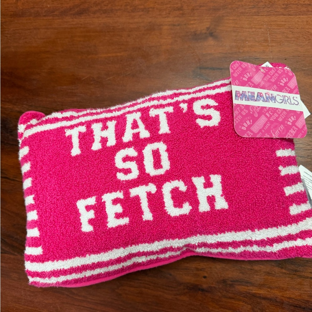 Pink 'That's So Fetch' Pillow from Mean Girls